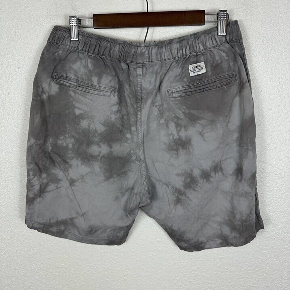 Katin Mens Tie Dye Patio Short Size L Gray Casual Athletic - Picture 2 of 9